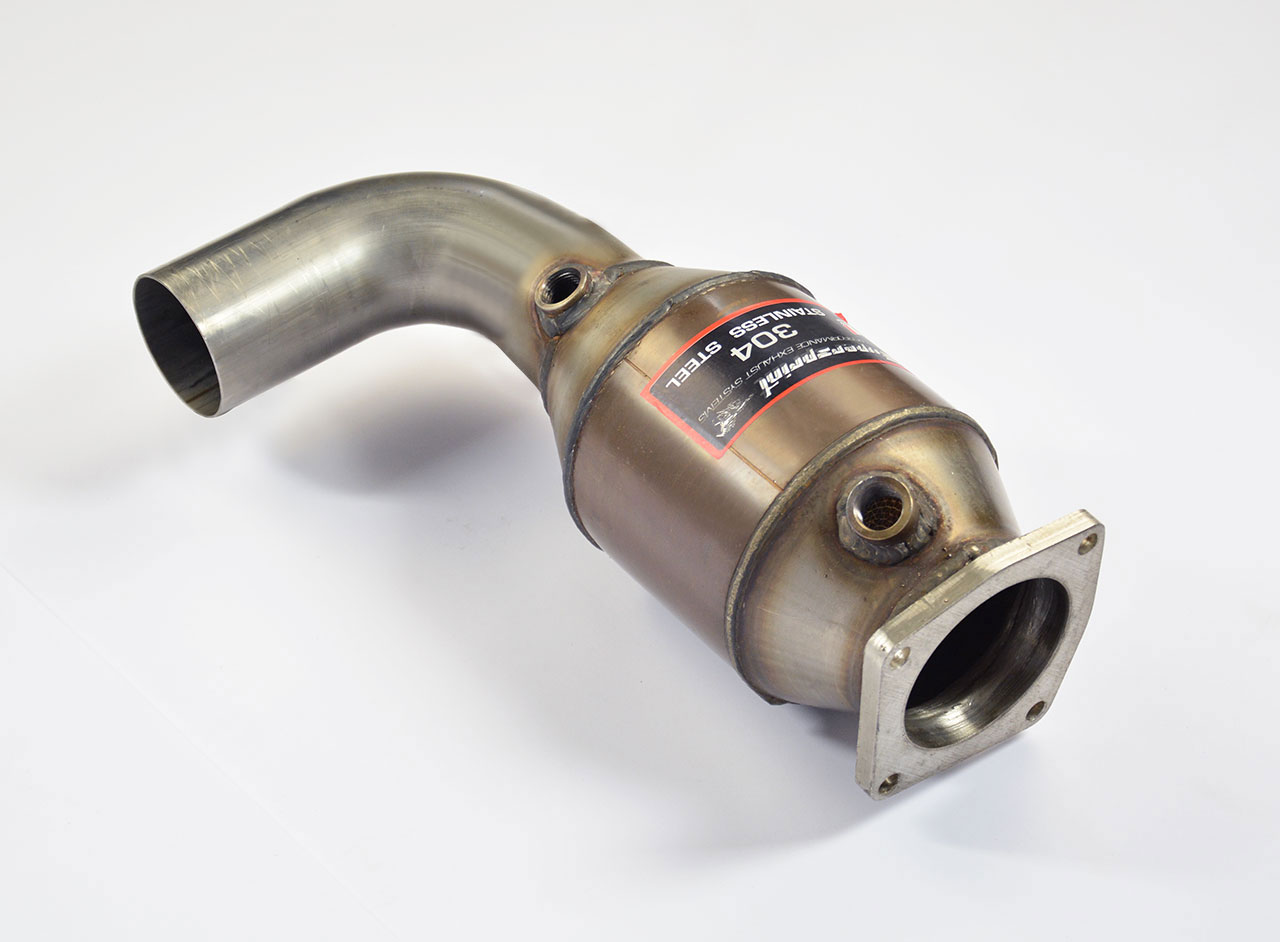 Anteriore Sinistro con catalizzatore metallico