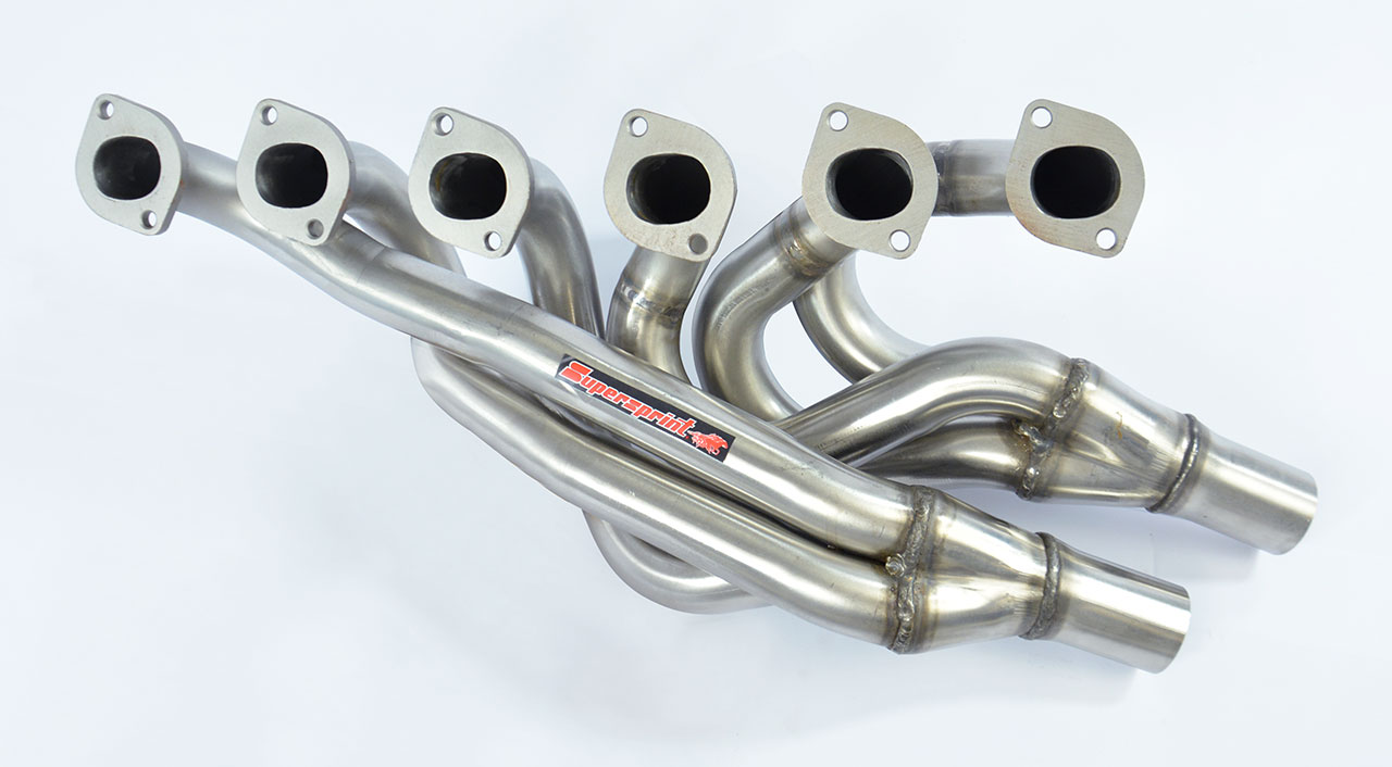 Collettore + tubi raccordo 100% Inox<br>(Guida a sinistra)<br>Per marmitta centrale di serie