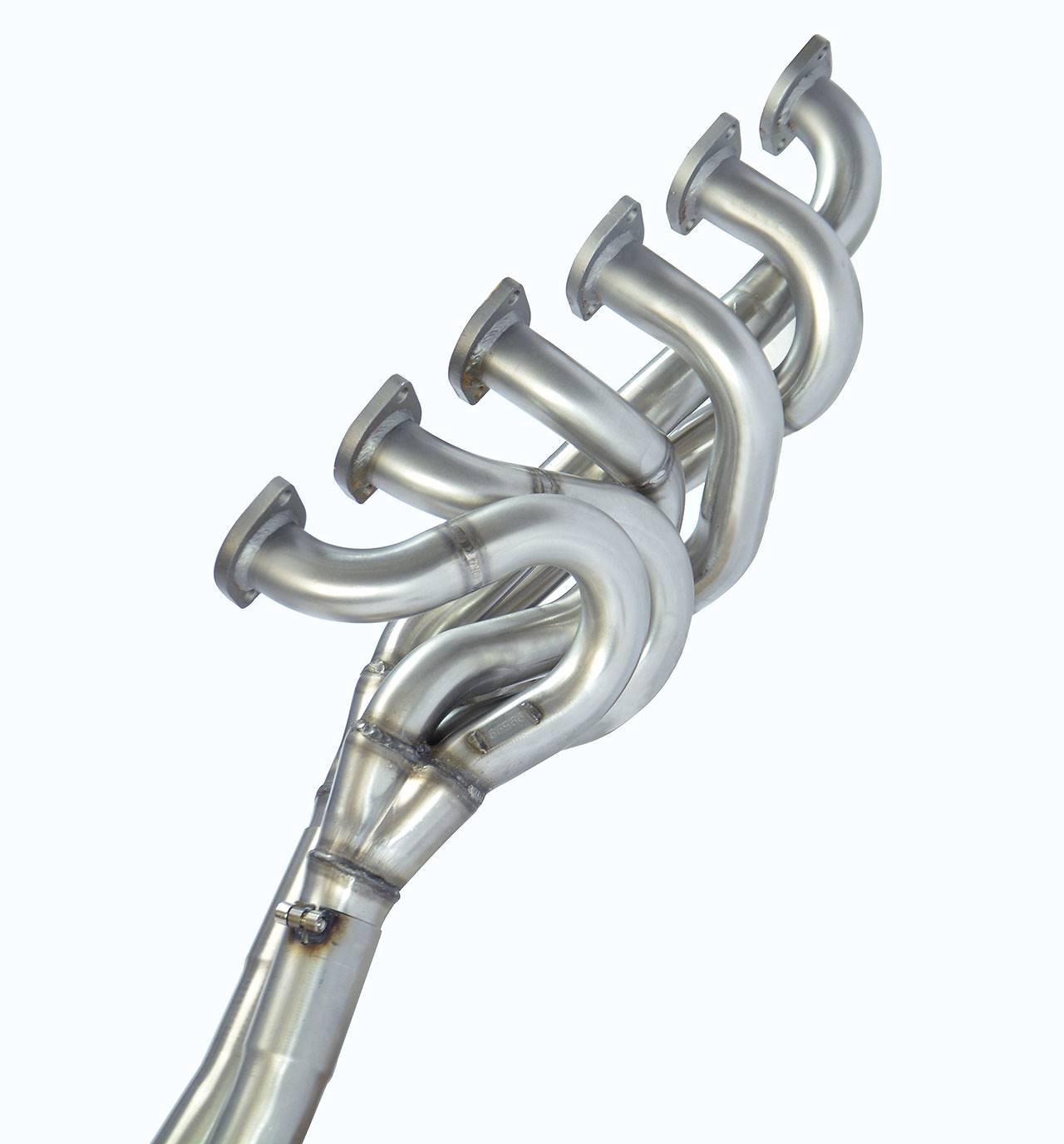 Collettore + tubi raccordo 100% Inox<br>(Guida a sinistra)<br>Per marmitta centrale di serie