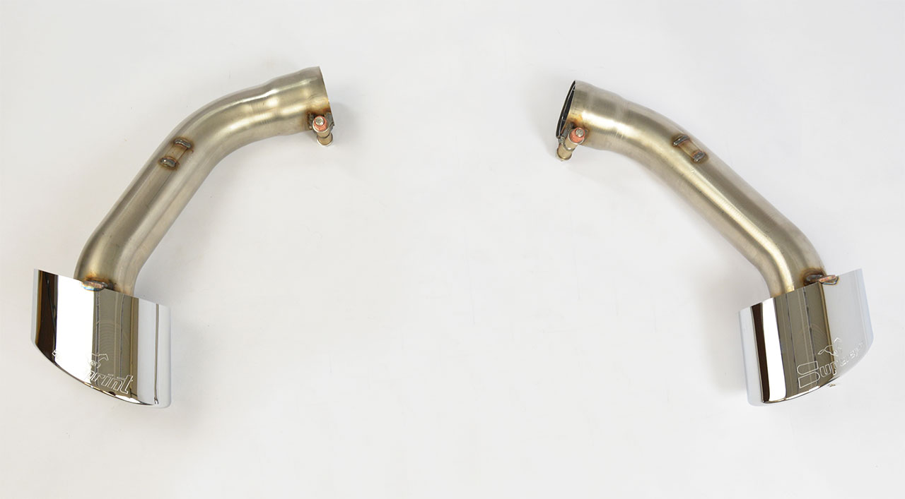 Kit teminali destro + sinistro 150x105<br>(Per spoiler paraurti serie)