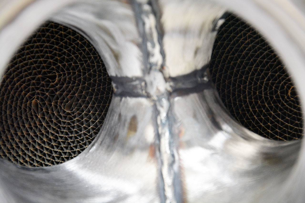Downpipe + Catalizzatore metallico