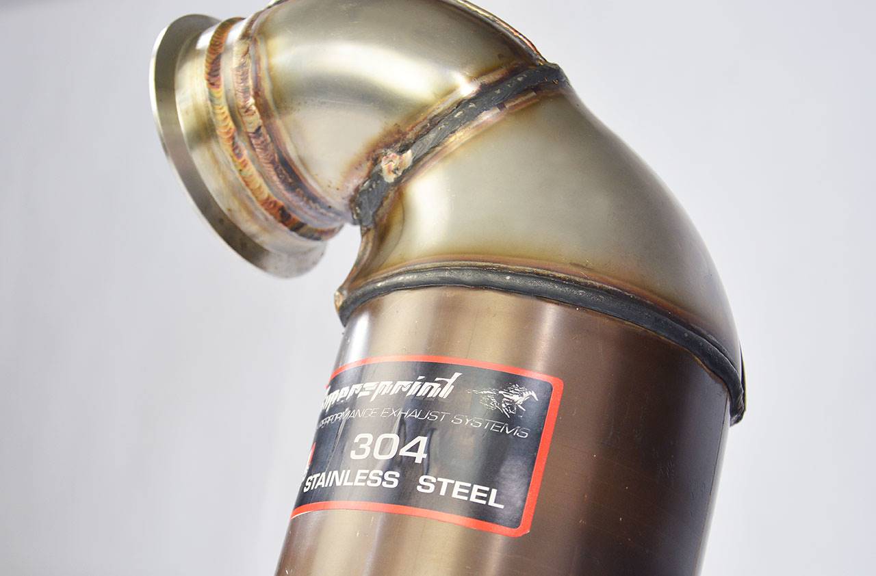 Tubo turbina con catalizzatore metallico WRC 100 CPSI<br>(Elimina GPF)