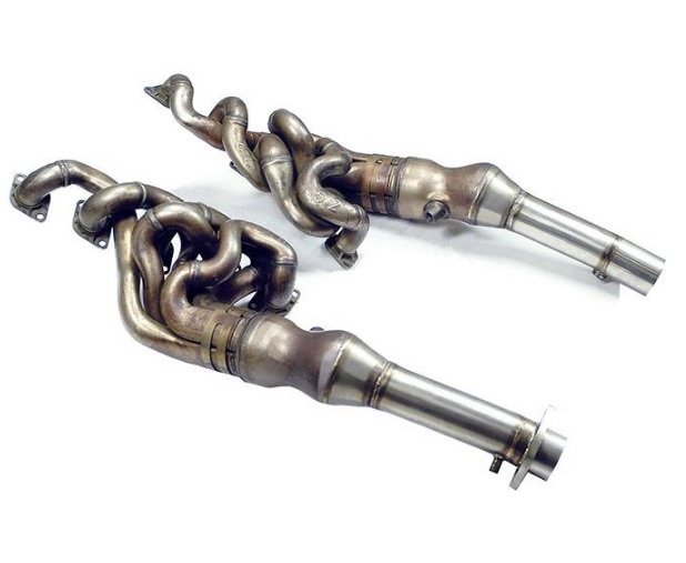 Downpipe Destro - Sinistro<br>(Sostituiscono Pre-catalizzatore,<br>Da saldare su collettori di serie)