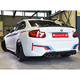 BMW M2 Coupé (370 Hp) sound con impianto di scarico sportivo con valvola Supersprint