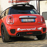 Mini Cooper F56 scarico sportivo Supersprint: centrale libero e posteriore