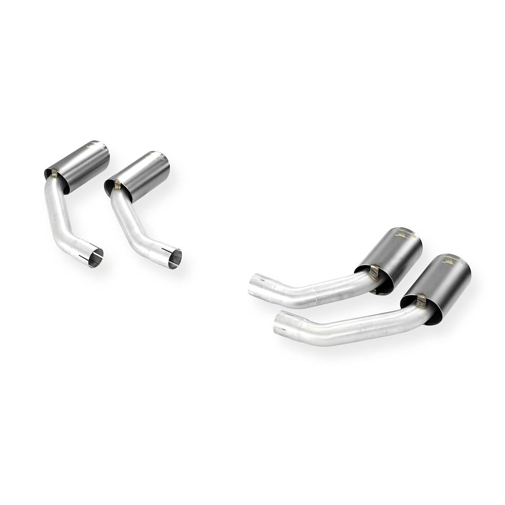 Kit terminali Destro - Sinistro 4 uscite 100x75 "Gun Metal Grey"