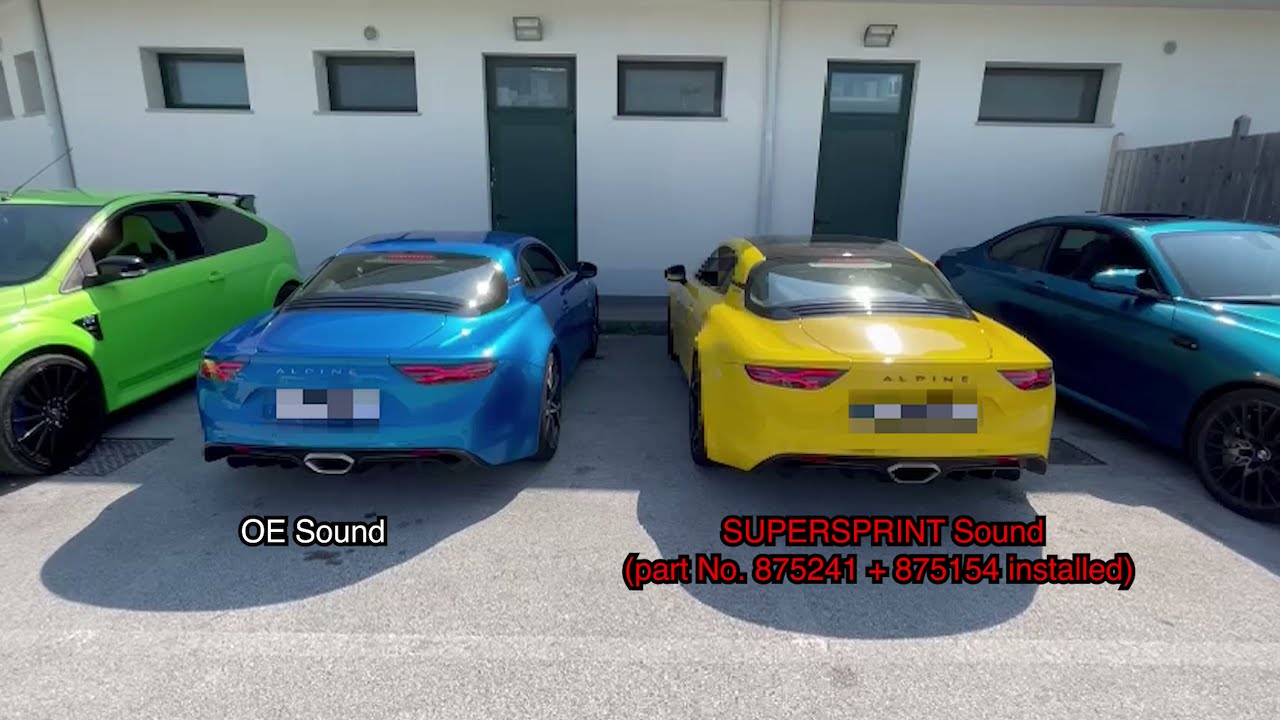 Scarico originale vs scarico Supersprint