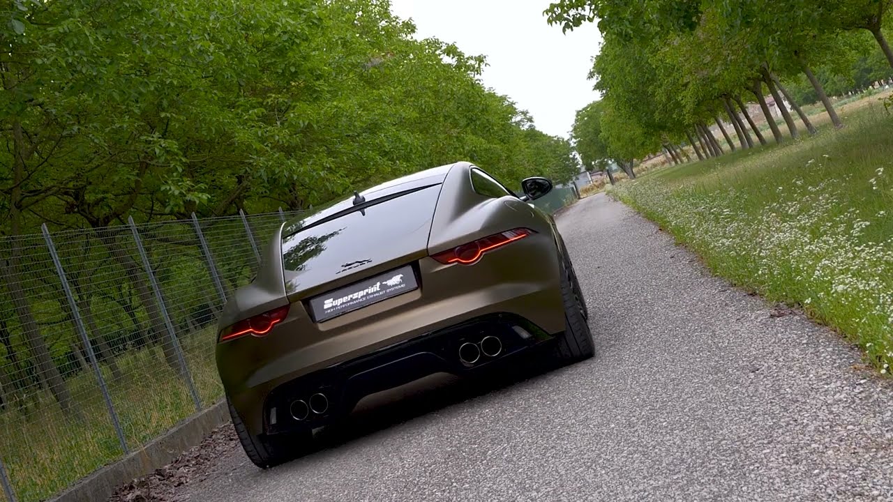 Supersprint exhaust for JAGUAR F-Type R Coupé (5.0L V8 Supercharged - - 550 Hp) 2014 - 2019
