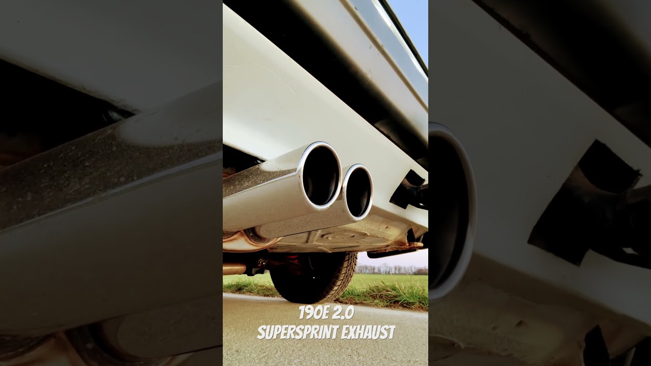 Supersprint Stainless Steel exhaust Mercedes W201