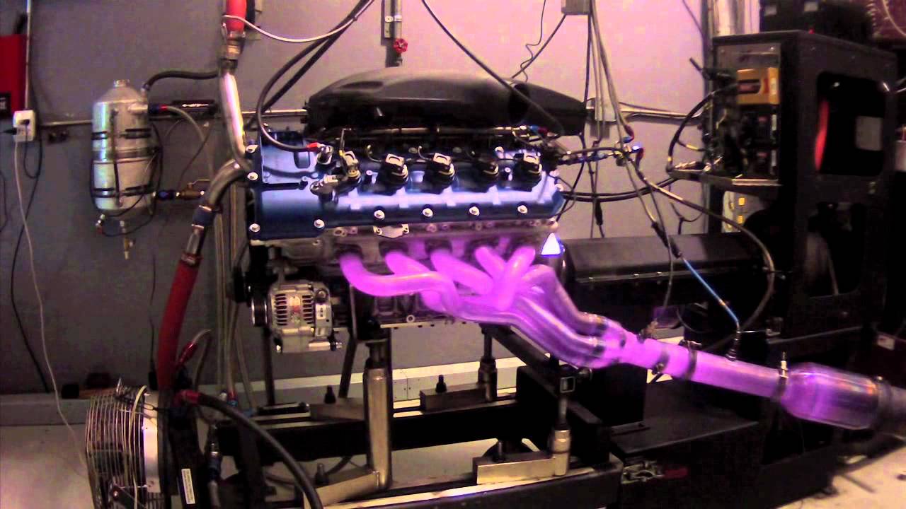 Supersprint Exhaust on S85 V10 Engine Dyno (part 2)