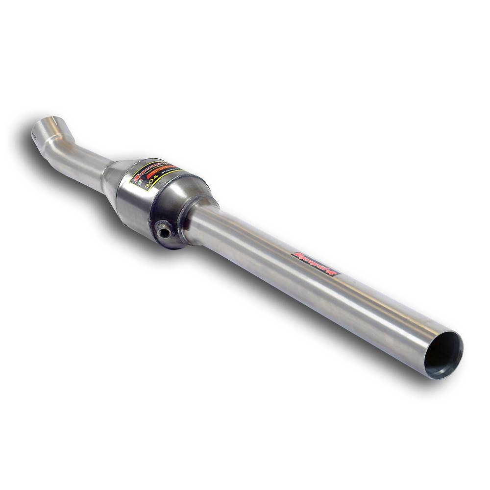 Scarico anteriore con catalizzatore metallico