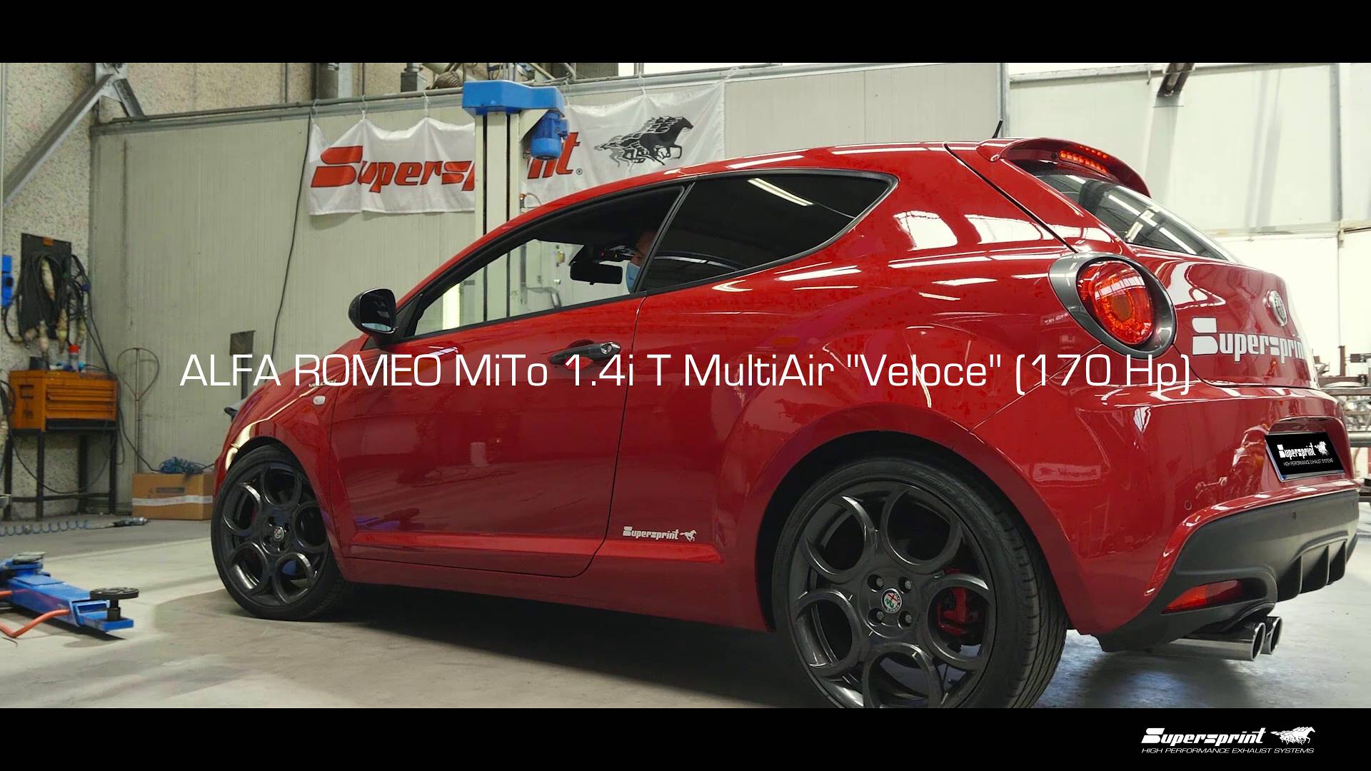 Supersprint exhaust per ALFA ROMEO MiTo 1.4i T MultiAir Veloce (170 Hp) 2016 - 2018