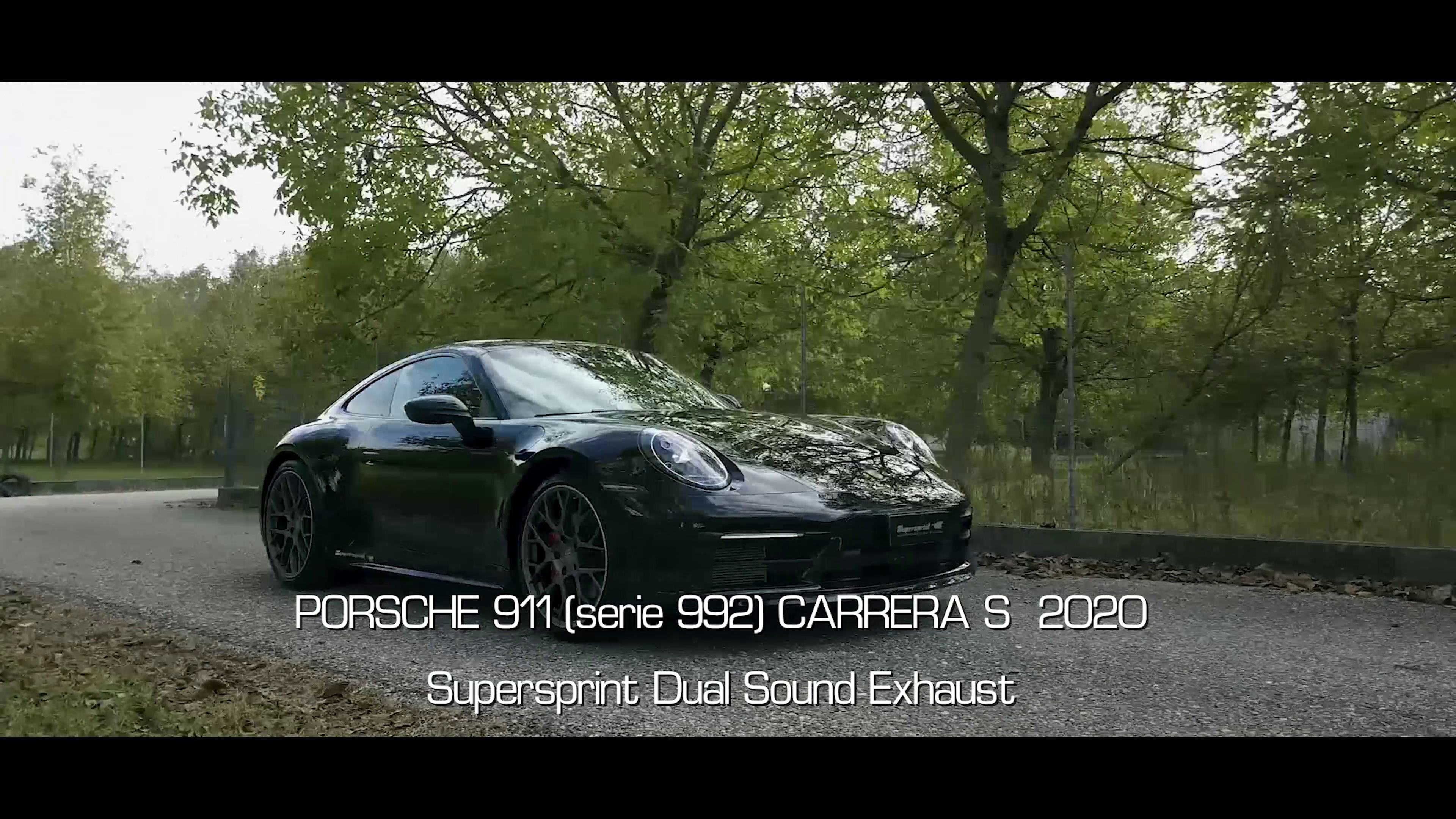 Impianto di scarico per PORSCHE 992 Carrera S (3.0L - 450 Hp - Modelli con GPF) 2019 ->