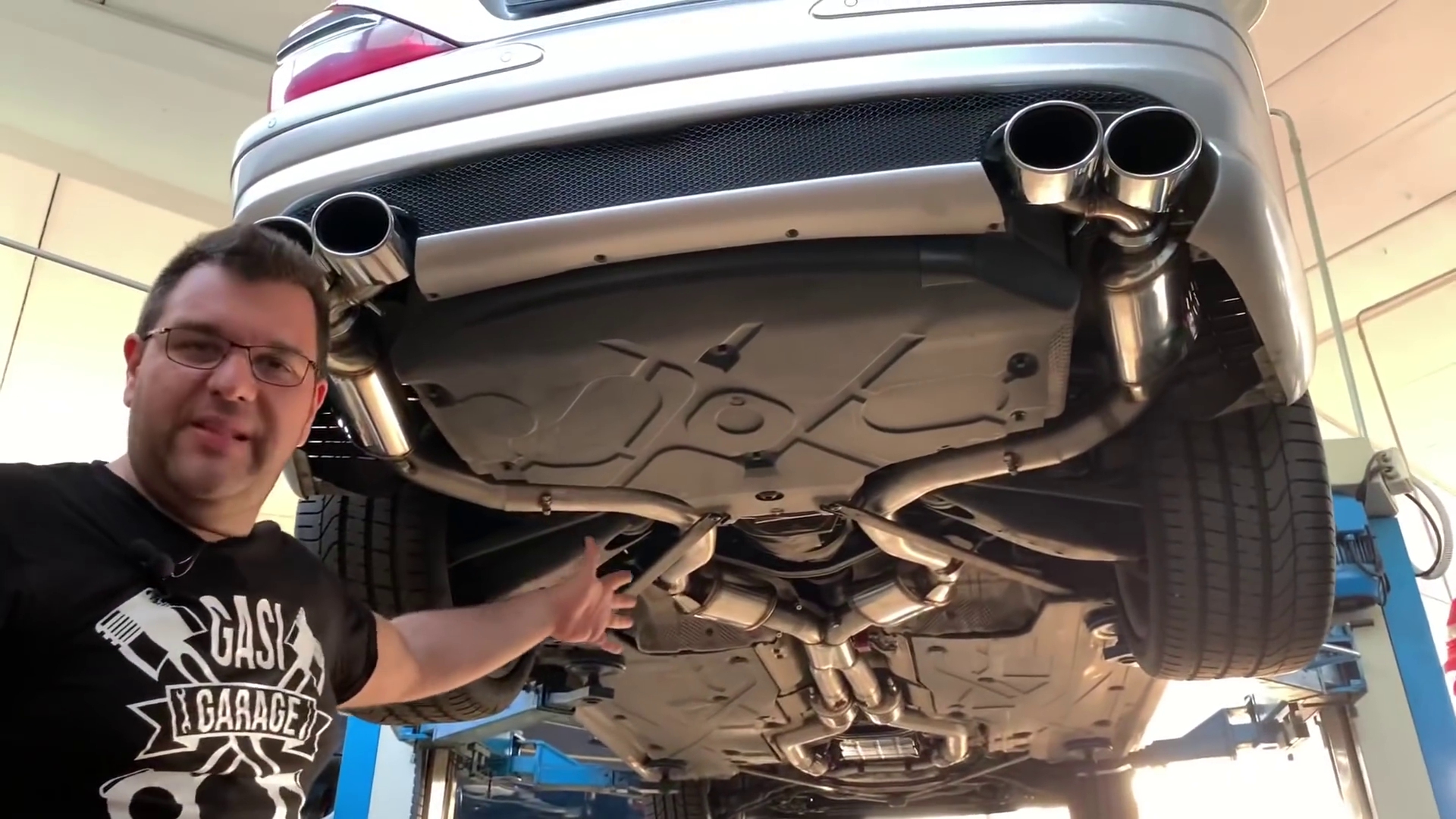 Impianto di scarico per MERCEDES R230 SL 55 AMG V8 Kompressor '01 ->'06